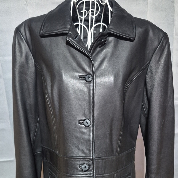 Style & Co. Black Leather Jacket - Picture 2 of 9